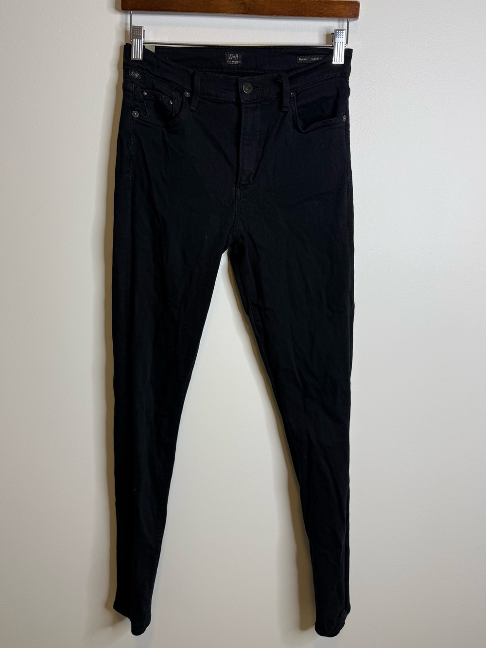 Citizens Of Humanity Black Skinny Jeans rocket high rise size 29